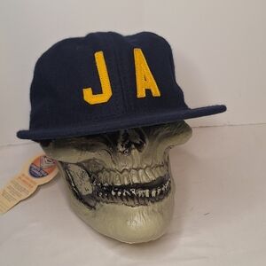 Ebbets Field Flannels Cap in Navy and Yellow